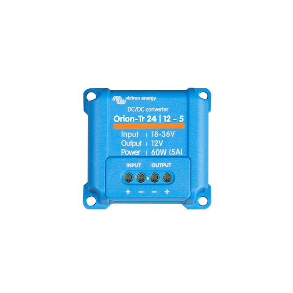 Victron Energy DC to DC Converter, 24V DC to 12V DC, 60VA, 0 Hz, Screw Terminals ORI241205200 - main